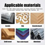 HUHAO 60° V Groove CNC Router Bits - 5PCS