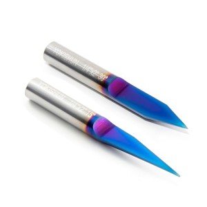 Carbide V Bit Set for CNC Router - 2pcs