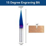 Carbide V Bit Set for CNC Router - 2pcs