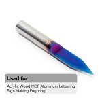 Carbide V Bit Set for CNC Router - 2pcs