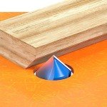 90 Degree V Groove Router Bit Set, 1/4" Shank