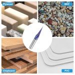 15° V Groove Router Bits for CNC Carving