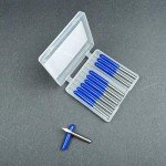 10-Pack CNC Router V Bits 30° 1/8" Shank