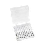 10-Piece Triangular V-Bit CNC Router Bit Set