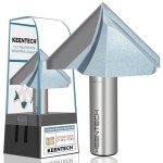 90-Degree V-Groove Carbide Router Bit