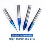 CNC Wood Carving Router Bits Set - 4 Pieces