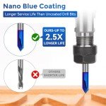 CNC Wood Carving Router Bits Set - 4 Pieces