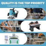 90-Degree V-Groove Carbide Router Bit