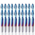 Genmitsu 10-Piece Nano Blue Ball Nose Bits Set