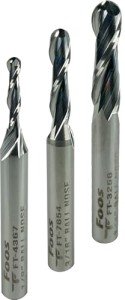 Ball Nose Spiral Router Bit Set - 3 Pieces