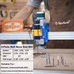 SpeTool Carbide Ball Nose Router Bit Set