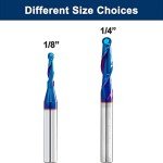 2 PCS Carbide Ball Nose CNC Router Bits