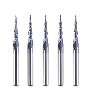 SpeTool 5-Piece Tapered Ball Nose Router Bit Set