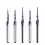 SpeTool 5-Piece Tapered Ball Nose Router Bit Set