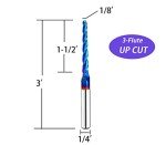 Ruhitools 1/8" Ball Nose CNC Router Bits