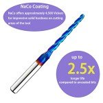 Ruhitools 1/8" Ball Nose CNC Router Bits