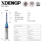 Up Cut Ball Nose Router Bit for CNC
