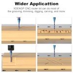 Up Cut Ball Nose Router Bit for CNC