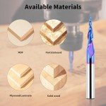 Tapered Ball Nose Router Bit for CNC Projects