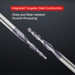 Tapered Ball Nose CNC Cutter Bit Set - 4 Pcs