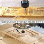 Tapered Ball Nose Router Bit for CNC Projects