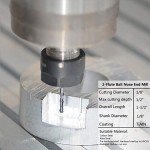 5Pcs Ball Nose Router Bits - 1/8" Diameter
