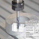 4 Flute Ball Nose End Mill CNC Router Bit
