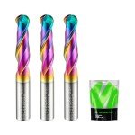 SHARPRO 1/4" Ball Nose CNC Router Bits Set