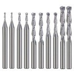 HOZLY Woodworking Carbide Ball Nose End Mill Set