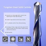 HOZLY Woodworking Carbide Ball Nose End Mill Set