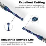 XDENGP 1/8" Up Cut Ball Nose Router Bit