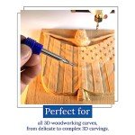 3D Carving Taper Ball Nose End Mill Bit Set