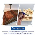 3D Carving Taper Ball Nose End Mill Bit Set