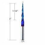 Tapered Ball Nose Router Bits Set – 3PCS