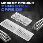 40-Piece CNC Router Bit Set with 1/8" Shank