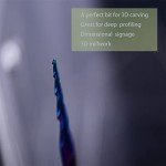 Tapered Ball Nose Router Bits Set – 3PCS