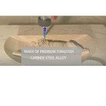 Tapered Ball Nose Router Bits Set – 3PCS