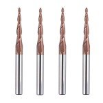 Spiral Ball Nose Tapered End Mill Router Bits
