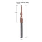 Spiral Ball Nose Tapered End Mill Router Bits