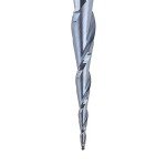 Tapered Ball Nose Spiral Router Bit, 1.0mm Tip