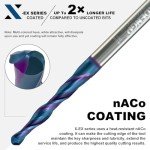 Spiral Tapered Ball Nose Router Bit for CNC