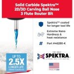 Amana Tool CNC Router Bits for 2D/3D Carving