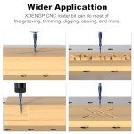 Spiral Tapered Ball Nose Router Bit for CNC