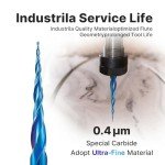 Spiral Tapered Ball Nose Router Bit for CNC