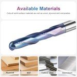 SpeTool 1/4" Ball Nose CNC Router Bits