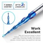 Spiral Tapered Ball Nose Router Bit for CNC