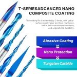 Spiral Tapered Ball Nose Router Bit for CNC