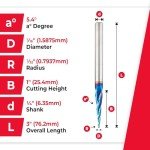 Amana Tool Carbide Up Cut Spiral Router Bit
