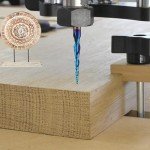 Jiiolioa 2PCS 1/4" Spiral CNC Router Bits