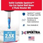 Amana Tool Spiral Ball Nose Router Bit 1/8